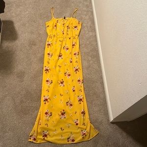 H&M Yellow floral dress